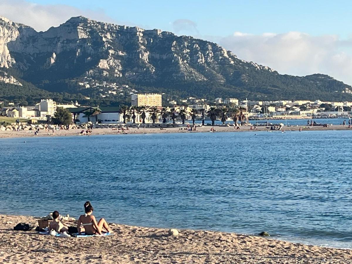 Sun Escape, Appart Renove Climatise 3 Pieces 4-6 Pers, 350M De La Plage Марсель Экстерьер фото