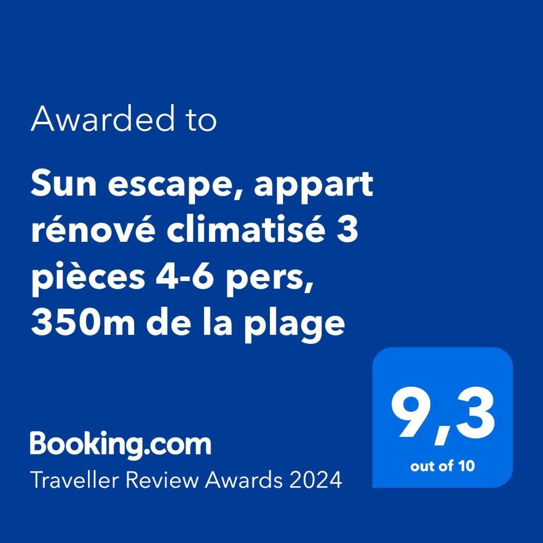 Sun Escape, Appart Renove Climatise 3 Pieces 4-6 Pers, 350M De La Plage Марсель Экстерьер фото